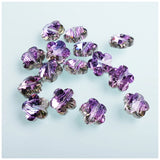 32pcs 14mm Flower Shape Crystal Glass Beads for Jewelry Making