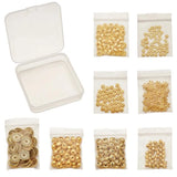 Alloy Brass Bead Spacers Mix Shape Loose Bead Spacers 320-600pcs/Box