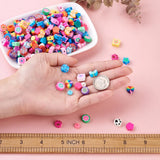 320Pcs Colorful Polymer Clay Beads DIY Jewelry Making