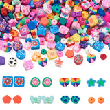 320Pcs Colorful Polymer Clay Beads DIY Jewelry Making
