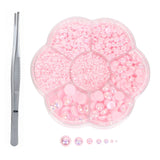 3245pcs Mixed Pearl Beads Set with Tweezers
