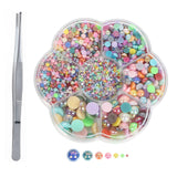 3245pcs Mixed Pearl Beads Set with Tweezers