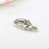 10 PCS 10x19MM 24K Brass Lobster Clasp Jewelry Making DIY