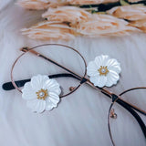 Mother of Pearl Flower Earrings Bridesmaids Jewelry Hawaiian Island Style