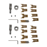 32Pcs Carbide Ball Blade Woodworking Milling Cutter Molding Tool Set