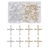 32Pcs Cross Charms Religious Pendants for Jewelry Making