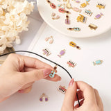 32Pcs Music Enamel Charms for DIY Jewelry Making