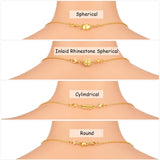 32Pcs Rhinestone Ball Magnetic Clasps for Jewelry Bracelet