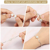 32Pcs Magnetic Lobster Clasps Jewelry Extenders Rhinestone Magnetic Clasps