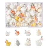 32Pcs Mix Animals Resin Charms for Jewelry Making Necklace Earrings DIY