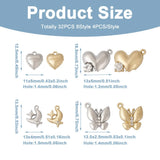 32Pcs Assorted Charms for DIY Jewelry Making Bracelet Necklace