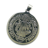 St. Benedict of Nursia Exorcism Pendant 316L Stainless Steel Catholic Church