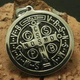St. Benedict of Nursia Exorcism Pendant 316L Stainless Steel Catholic Church