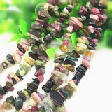 32inch Tourmaline Freeform Chips 5-7mm Gravel Beads Strand