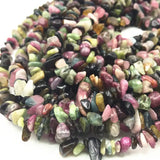 32inch Tourmaline Freeform Chips 5-7mm Gravel Beads Strand