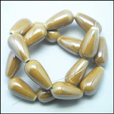 32pcs Ceramic Beads Porcelain Charms Earring Making DIY Jewelry Findings