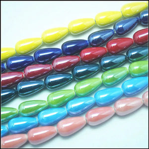 32pcs Ceramic Beads Porcelain Charms Earring Making DIY Jewelry Findings