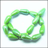 32pcs Ceramic Beads Porcelain Charms Earring Making DIY Jewelry Findings