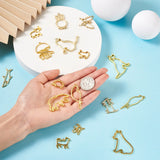 32pcs Animal Pressed Flower Frame Pendants DIY UV Resin Necklace Jewelry