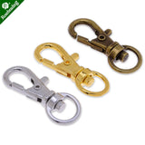 32x12mm Zinc Alloy Key Clasps Lobster Clasps Key Holder Key Chain (30pcs/lot)