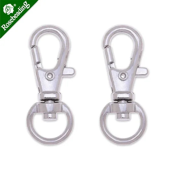 32x12mm Zinc Alloy Key Clasps Lobster Clasps Key Holder Key Chain (30pcs/lot)