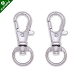 32x12mm Zinc Alloy Key Clasps Lobster Clasps Key Holder Key Chain (30pcs/lot)