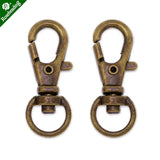 32x12mm Zinc Alloy Key Clasps Lobster Clasps Key Holder Key Chain (30pcs/lot)