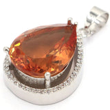 Water Drop Spinel CZ Jewelry Set for Ladies