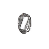 Brass Special-Shaped Hollow Earring Necklace Pendant, 33.7*20mm, Single Hole