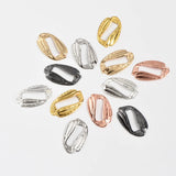 Brass Special-Shaped Hollow Earring Necklace Pendant, 33.7*20mm, Single Hole