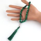 33 Beads Tasbih Stone Bracelet 8mm Beads Islamic Muslim Prayer Jewelry