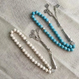 Turquoise Muslim Tasbih Prayer Beads Bracelet Hajj Islamic Rosary