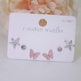 33 Styles 925 Silver Stud Earrings Set for Women, Party Jewelry