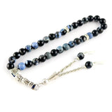 Tasbih Agate Bracelet Single Circle Crystal Bracelet 8mm Beads