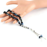 Tasbih Agate Bracelet Single Circle Crystal Bracelet 8mm Beads