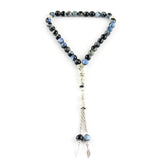 Tasbih Agate Bracelet Single Circle Crystal Bracelet 8mm Beads
