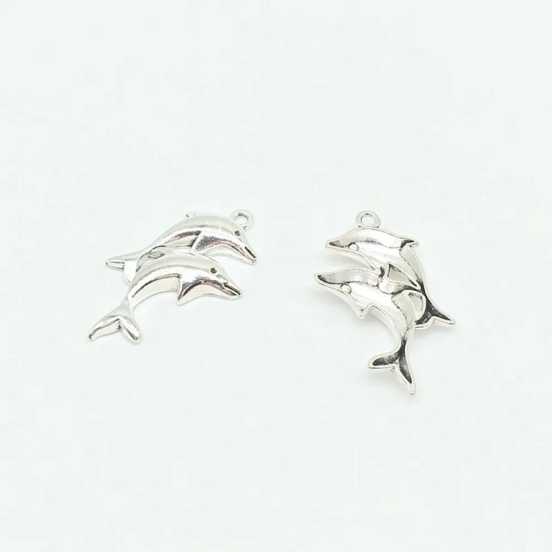 33 pcs Hot dolphin charms metal dolphin Pendants for DIY jewelry making