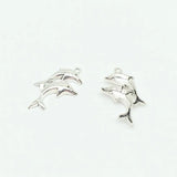 33 pcs Hot dolphin charms metal dolphin Pendants for DIY jewelry making