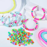 330Pcs 6mm Polymer Clay Beads Heishi Disk Spacer for Jewelry Making