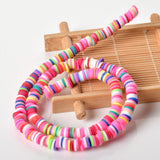 330Pcs 6mm Polymer Clay Beads Heishi Disk Spacer for Jewelry Making