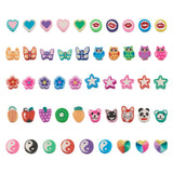 330Pcs Mixed Polymer Clay Beads Animal/Star/Flower/Butterfly/Fruit Spacer Bead