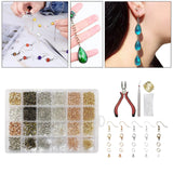 3353Pcs Earring Hooks Set - Jewelry Findings Repair Tools Pliers Lobster Clasp