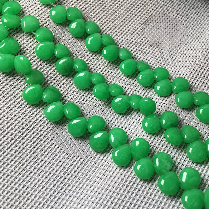 33PCS Water Drop Turquoise Tiger Eye Stone Beads DIY Jewelry Making