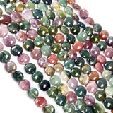 33Pcs Natural Stone Beads Round Semi-precious Loose Beads Jewelry Making DIY