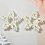 33mm Pearl Geometric Pentagon Shape Charms for DIY Jewelry 30pcs