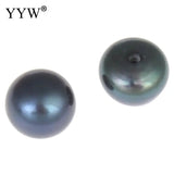 33pcs 7.5-8mm Half Drilled Freshwater Pearl Beads AA Troll Beads Jewelry Making