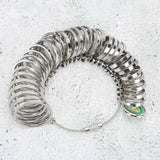 33pcs Ring Sizes Ring Measuring Tool Jewelry Ring Gauge Metal Rings