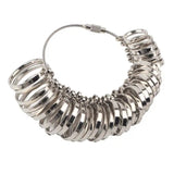 33pcs Ring Sizes Ring Measuring Tool Jewelry Ring Gauge Metal Rings