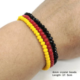 33pcs High Crystal Beads Bracelet Multicolor Friendship Gift