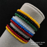 33pcs High Crystal Beads Bracelet Multicolor Friendship Gift